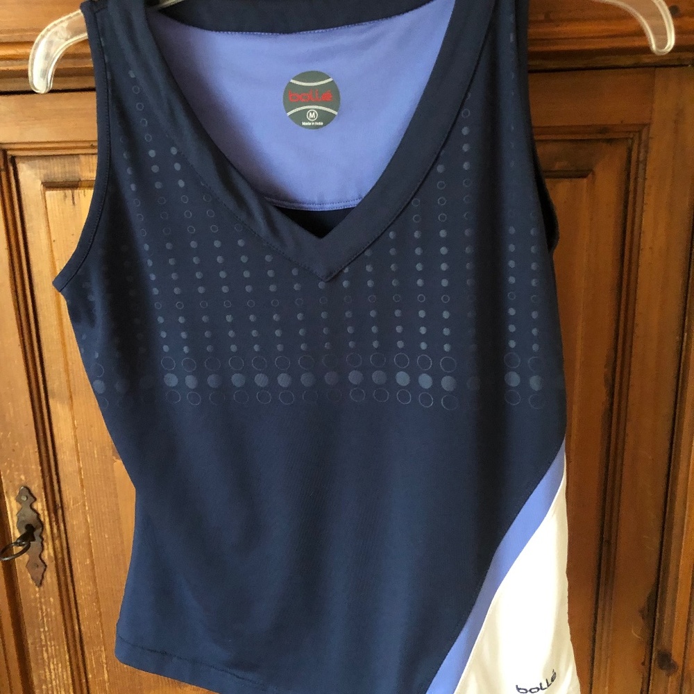 Bolle tennis top Navy/white M